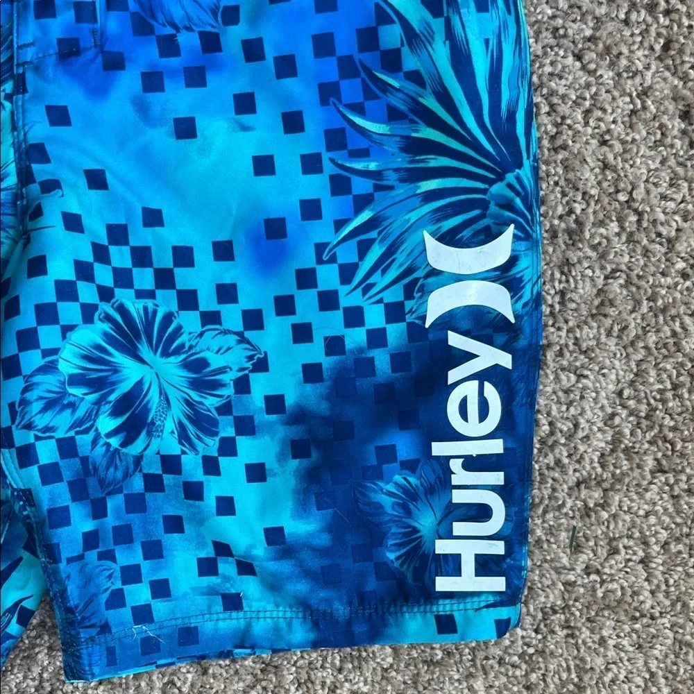 Hurley Tropical Blue Swim Trunks